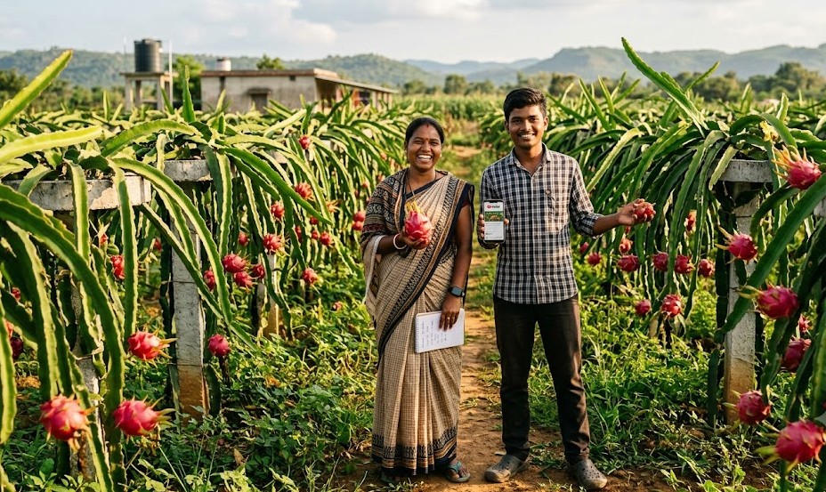 From YouTube Tutorials to a Thriving Orchard: Odisha Siblings Turn Dragon Fruit Farming into a Multi-Lakh Success Story